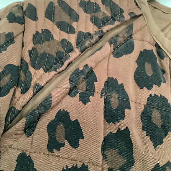 Blank NYC Brown and Black Leopard Blazer - Picture 3 of 5